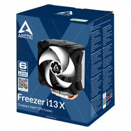 ARCTIC Freezer i13 X Suoritin Ilmanjäähdytin 9,2 cm Alumiini, Musta, Valkoinen 1 kpl