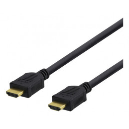 Deltaco HDMI-1050D HDMI-kaapeli 5 m HDMI-tyyppi A (vakio) Musta