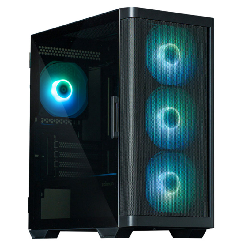 Zalman M4 Black Mini Tower Musta