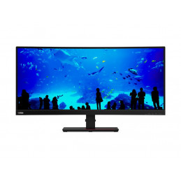 Lenovo ThinkVision T34w-20 tietokoneen litteä näyttö 86,4 cm (34") 3440 x 1440 pikseliä UltraWide Quad HD LCD musta