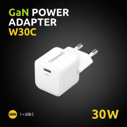 Intenso POWER ADAPTER USB-C GAN 7803022 Universaali Valkoinen AC Pikalataus Sisätila