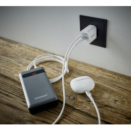 Intenso POWER ADAPTER USB-A USB-C 7803012 Universaali Valkoinen AC Pikalataus Sisätila