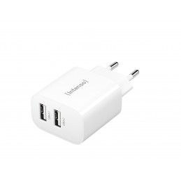 Intenso POWER ADAPTER 2XUSB-A 7802412 Universaali Valkoinen AC Sisätila