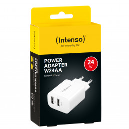 Intenso POWER ADAPTER 2XUSB-A 7802412 Universaali Valkoinen AC Sisätila