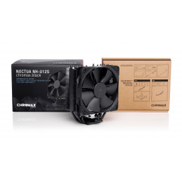 Noctua NH-U12S chromax.black Suoritin Jäähdytin 12 cm musta