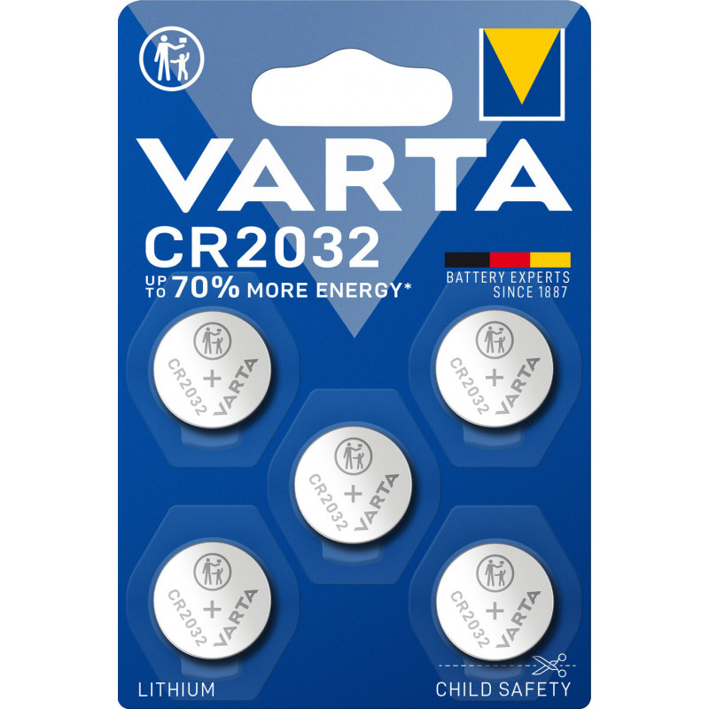 Varta 06032 Kertakäyttöinen akku CR2032 Litium