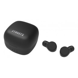 Deltaco STREETZ True Wireless in-ear, dual ear Kuulokkeet True Wireless Stereo (TWS) Puhelut Musiikki USB Type-C Bluetooth musta