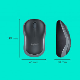 Logitech Wireless Combo MK270 näppäimistö Sisältää hiiren Langaton RF QWERTY Kansainvälinen (US) musta, Hopea