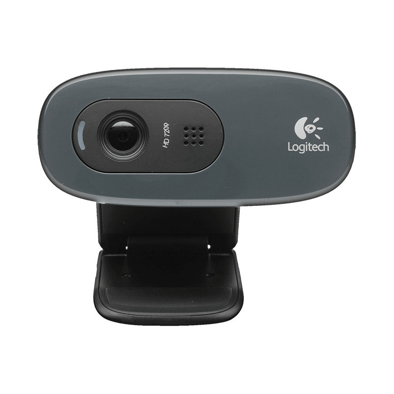 Logitech HD Webcam C270 verkkokamera 3 MP 1280 x 720 pikseliä USB 2.0 musta, Harmaa