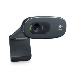 Logitech HD Webcam C270 verkkokamera 3 MP 1280 x 720 pikseliä USB 2.0 musta, Harmaa