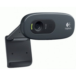 Logitech HD Webcam C270 verkkokamera 3 MP 1280 x 720 pikseliä USB 2.0 musta, Harmaa