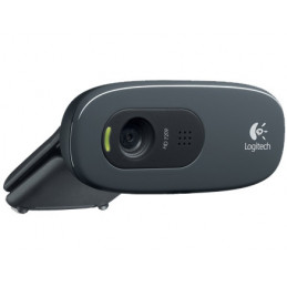 Logitech HD Webcam C270 verkkokamera 3 MP 1280 x 720 pikseliä USB 2.0 musta, Harmaa