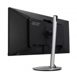 Acer CB342CU tietokoneen litteä näyttö 86,4 cm (34") 3440 x 1440 pikseliä UltraWide Quad HD LCD musta, Hopea