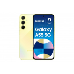 Samsung Galaxy A55 5G 16,8 cm (6.6") Hybridi-Dual SIM Android 14 USB Type-C 8 GB 256 GB 5000 mAh Keltainen