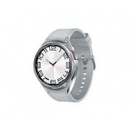 Samsung Galaxy Watch6 Classic 3,81 cm (1.5") OLED 47 mm Digitaalinen 480 x 480 pikseliä Kosketusnäyttö 4G Hopea Wi-Fi GPS