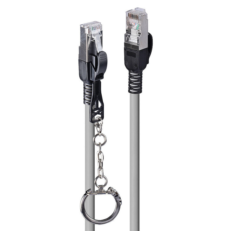 Lindy 47607 verkkokaapeli Harmaa 10 m Cat6a S FTP (S-STP)