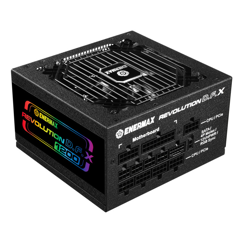 Enermax Revolution DFX virtalähdeyksikkö 1200 W 20+4 pin ATX ATX musta