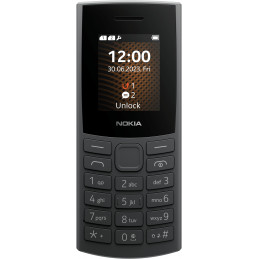 Nokia 105 4G (2023) 4,57 cm (1.8") 93 g Puuhiili Ominaisuuspuhelin