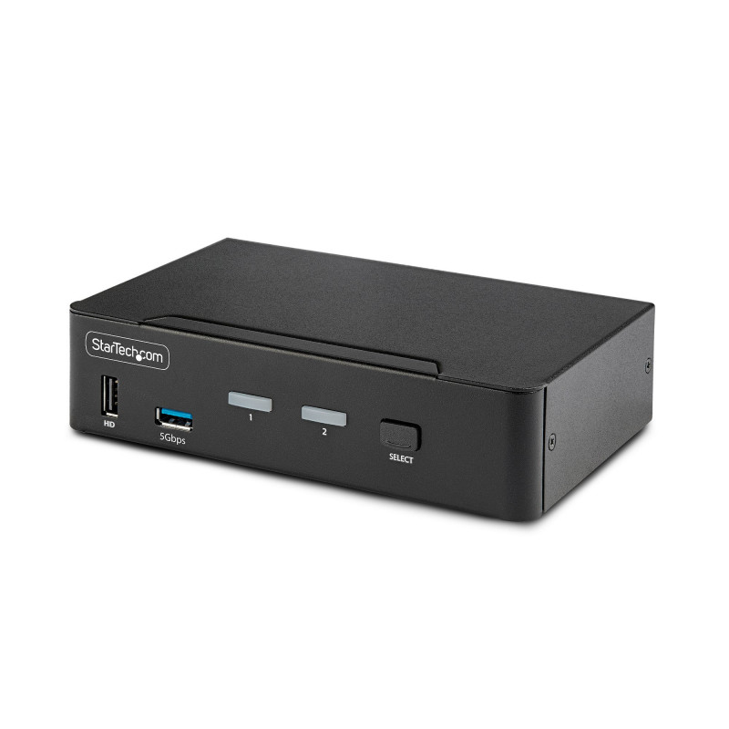 StarTech.com D86A2-2-PORT-8K-KVM KVM-kytkin musta