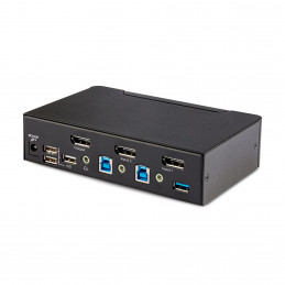 StarTech.com D86A2-2-PORT-8K-KVM KVM-kytkin musta