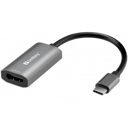 Sandberg 136-36 USB grafiikka-adapteri Harmaa
