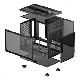 DeepCool CH160 Small Form Factor (SFF) musta