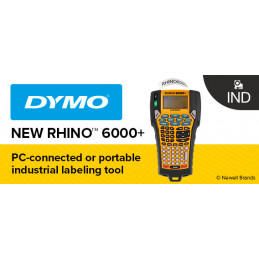 DYMO 2122967 RHINO 6000ABC CASE EU etikettitulostin Suoralämpö Lämpösiirto 10,16 mm s ABC