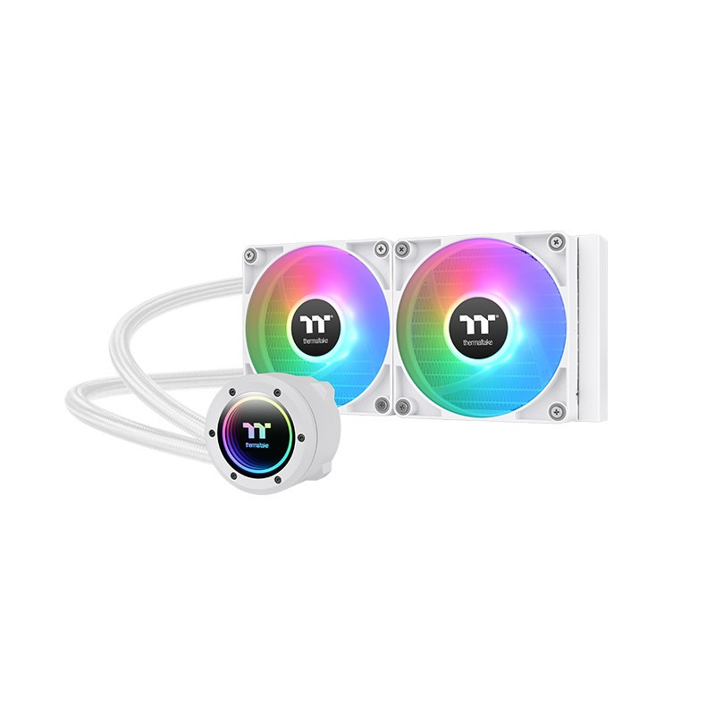 Thermaltake TH240 V2 ARGB Suoritin Nestejäähdytyspakkaus 24 cm Valkoinen 1 kpl