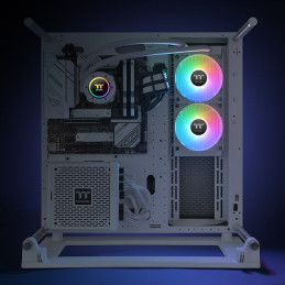 Thermaltake TH240 V2 ARGB Suoritin Nestejäähdytyspakkaus 24 cm Valkoinen 1 kpl