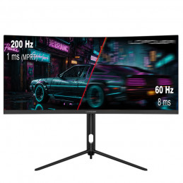 LC-Power LC-M30UWFC tietokoneen litteä näyttö 76,2 cm (30") 2560 x 1080 pikseliä UltraWide Full HD LED musta