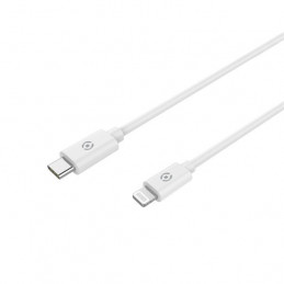 Celly USBLIGHTTYPECWH matkapuhelimen kaapeli Valkoinen 1 m USB C Lightning