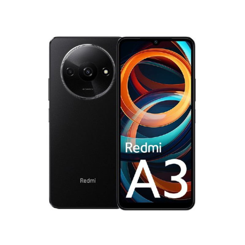 Xiaomi Redmi A3 17 cm (6.71") Kaksois-SIM Android 14 4G USB Type-C 3 GB 64 GB 5000 mAh musta