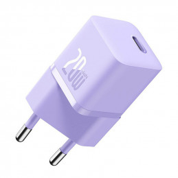 Baseus GaN5 20W Mini Universaali Purppura AC Pikalataus Sisätila