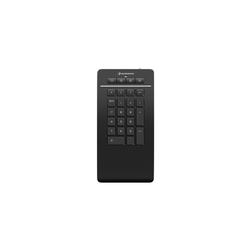 3Dconnexion Numpad Pro Numeerinen näppäimistö Bluetooth USB RF Wireless musta