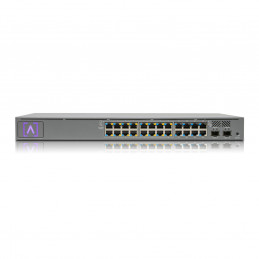 Alta Labs S24-POE verkkokytkin Hallittu Gigabit Ethernet (10 100 1000) Power over Ethernet -tuki 1U Harmaa