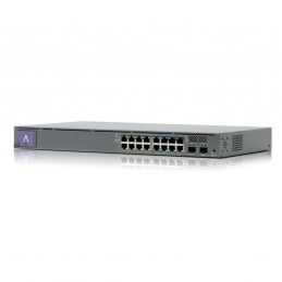 Alta Labs S16-POE verkkokytkin Hallittu Gigabit Ethernet (10 100 1000) Power over Ethernet -tuki 1U Harmaa