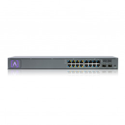 Alta Labs S16-POE verkkokytkin Hallittu Gigabit Ethernet (10 100 1000) Power over Ethernet -tuki 1U Harmaa