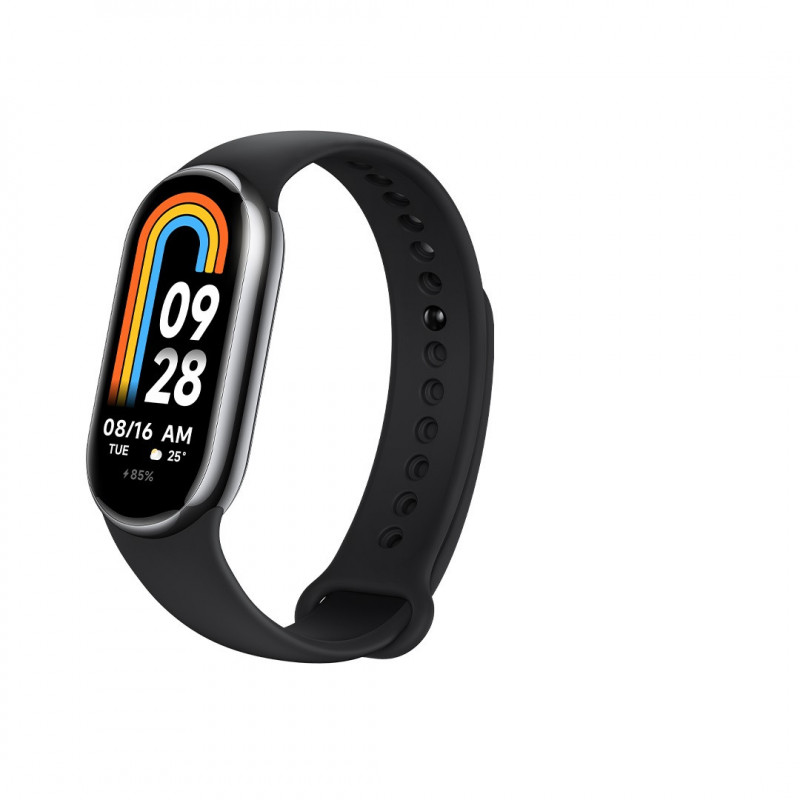 Xiaomi Smart Band 8 AMOLED Klipsillä kiinnitettävä rannekeaktiivisuusmittari 4,11 cm (1.62") musta, Grafiitti