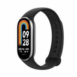 Xiaomi Smart Band 8 AMOLED Klipsillä kiinnitettävä rannekeaktiivisuusmittari 4,11 cm (1.62") musta, Grafiitti