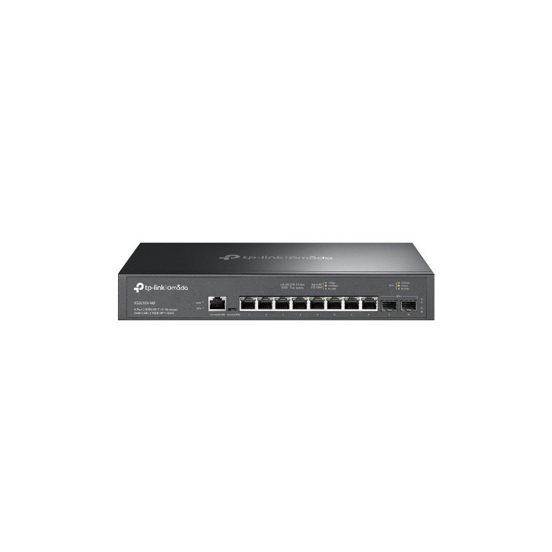 TP-Link Omada SG3210X-M2 verkkokytkin Hallittu L2+ 2.5G Ethernet (100 1000 2500) 1U musta