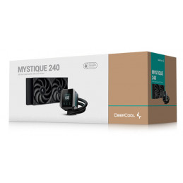 DeepCool MYSTIQUE 240 Suoritin All-in-one-nesteenjäähdytin 12 cm musta 1 kpl