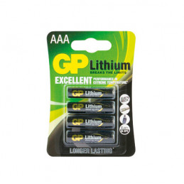 GP Batteries Lithium 103173 kotitalousparisto Kertakäyttöinen akku AAA Litium