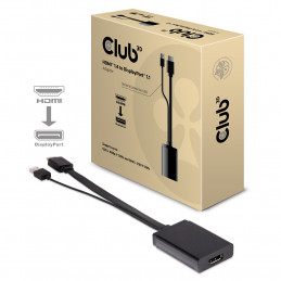 CLUB3D HDMI 1.4 to DisplayPort 1.1 Adapter