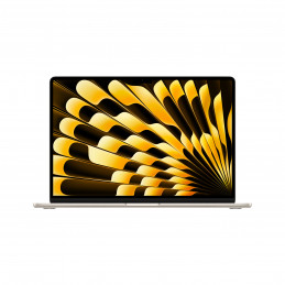 Apple MacBook Air Apple M M3 Kannettava tietokone 38,9 cm (15.3") 8 GB 256 GB SSD Wi-Fi 6E (802.11ax) macOS Sonoma Beige