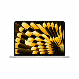 Apple MacBook Air Apple M M3 Kannettava tietokone 34,5 cm (13.6") 8 GB 256 GB SSD Wi-Fi 6E (802.11ax) macOS Sonoma Valkoinen
