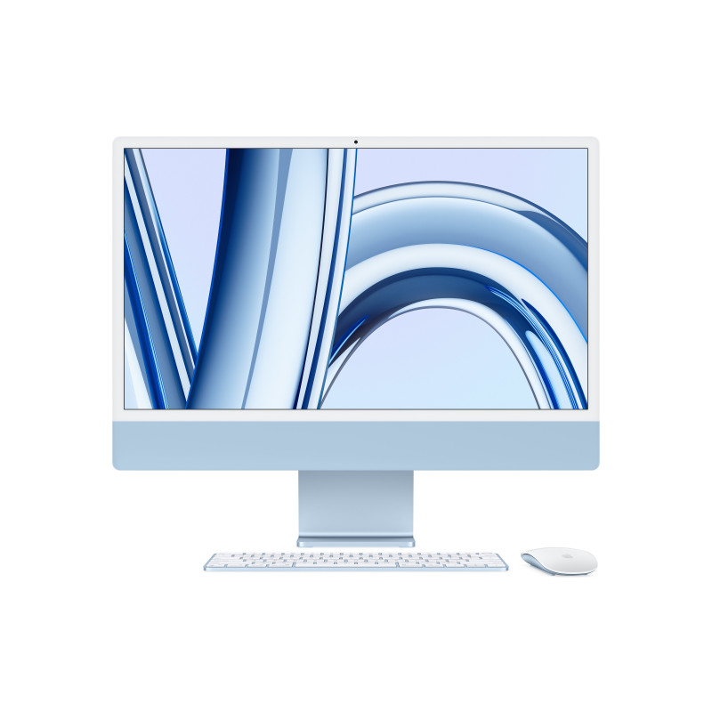 Apple iMac Apple M M3 59,7 cm (23.5") 4480 x 2520 pikseliä All-in-one PC 8 GB 256 GB SSD macOS Sonoma Wi-Fi 6E (802.11ax)