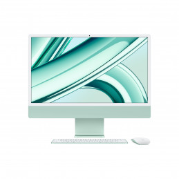 Apple iMac Apple M M3 59,7 cm (23.5") 4480 x 2520 pikseliä All-in-one PC 8 GB 256 GB SSD macOS Sonoma Wi-Fi 6E (802.11ax) Vihreä