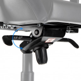 noblechairs EPIC PC-pelituoli pehmustettu istuin musta