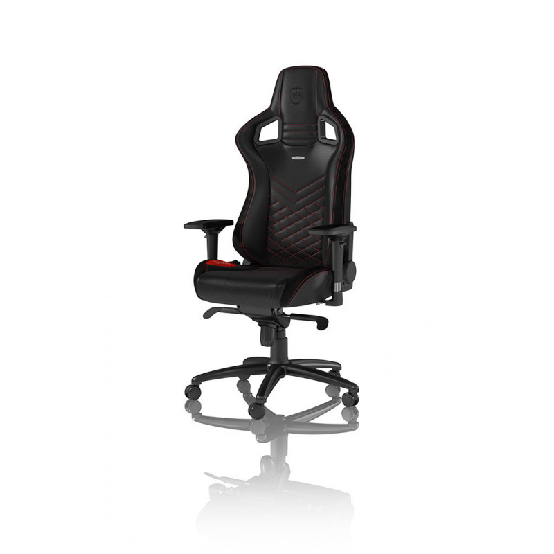 noblechairs EPIC PC-pelituoli pehmustettu istuin musta, Punainen
