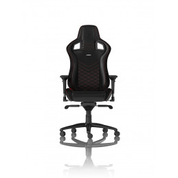 noblechairs EPIC PC-pelituoli pehmustettu istuin musta, Punainen